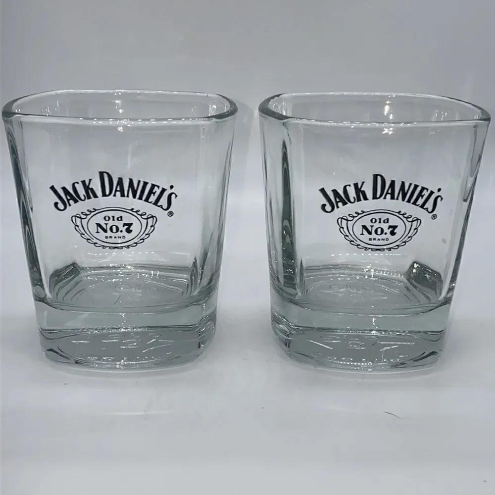 Jack Daniels Glass Whiskey Glasses Set of 2